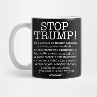 STOP TRUMP! (Ghost Version) Mug